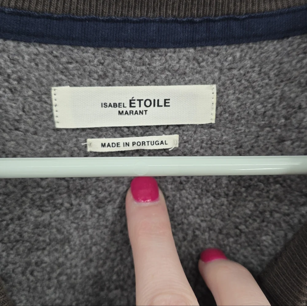 ISABEL‎ MARANT ETOILE Mila Patchwork Knit Pullover 38 (6)
